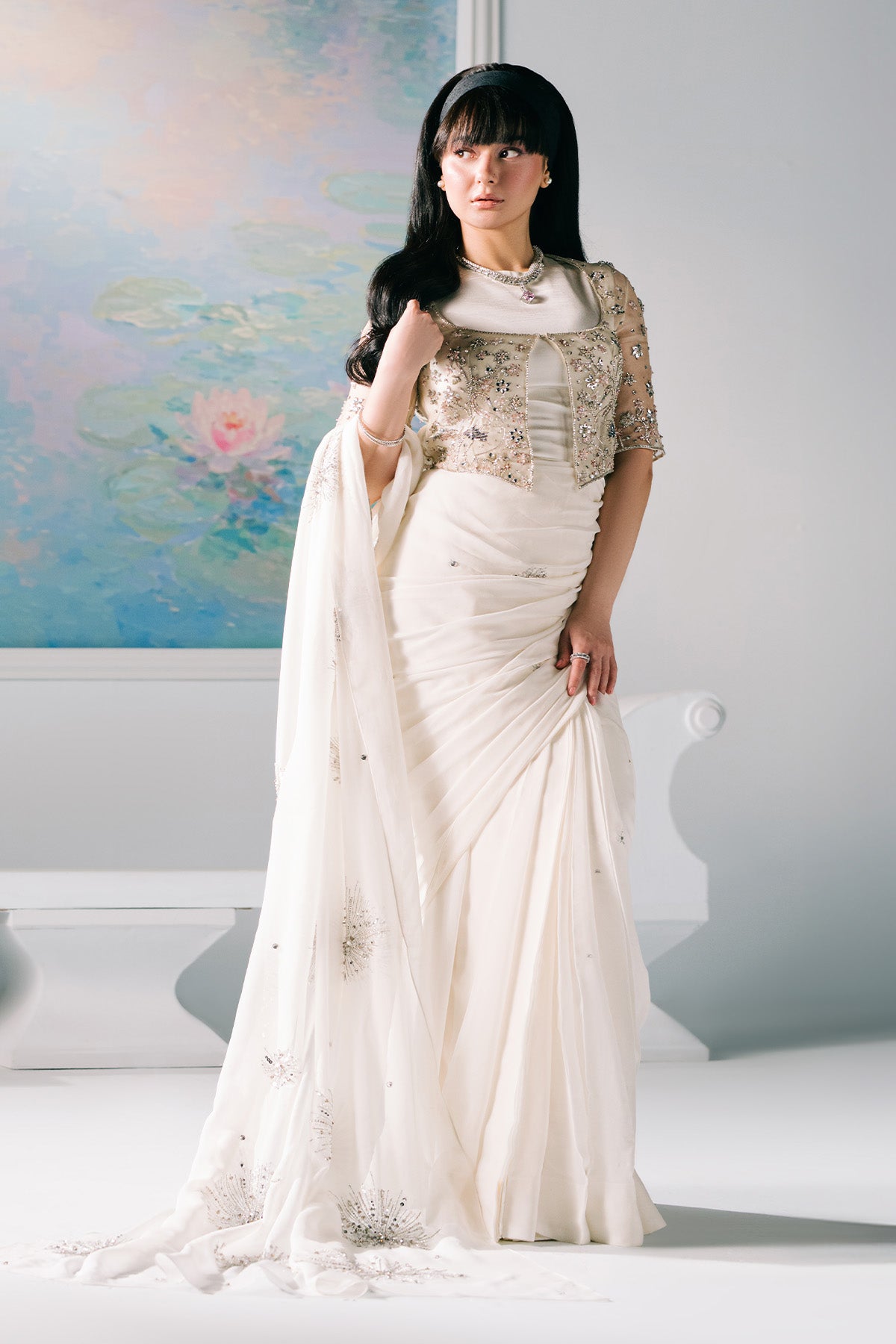 Swan Maiden saree