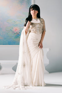 Swan Maiden saree