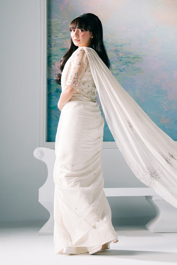 Swan Maiden saree