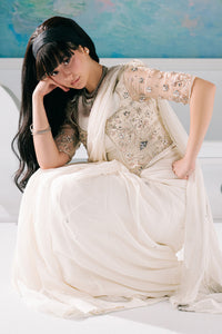 Swan Maiden saree