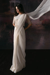 Swan Maiden saree